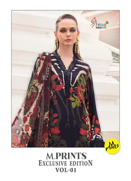 M Print Exclusive Edition Vol 1 By Shree Cotton Dupatta Pakistani Salwar Suits Bulk Orders In India